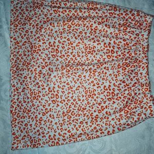 Cheetah Print Miniskirt